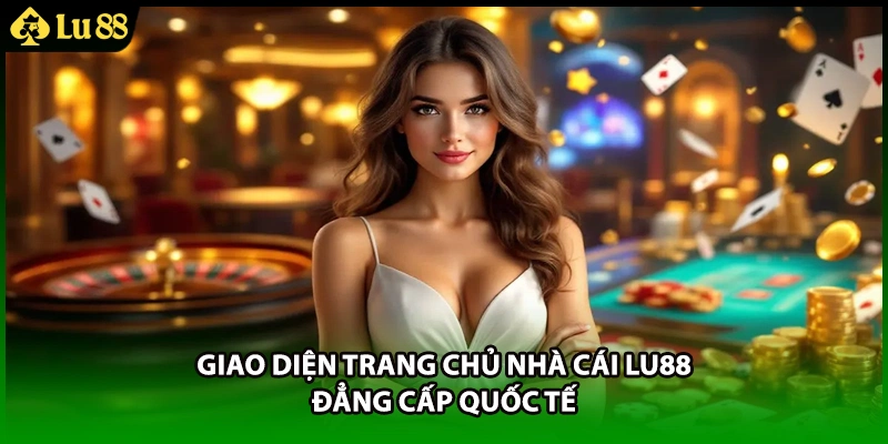Giao diện trang chủ nhà cái LU88 đẳng cấp quốc tế